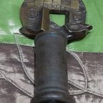 HÍDAVATÓ BRONZ SZOBOR PLAKETT/ SEBESTYÉN SÁNDOR ALKOTÁSA fotó