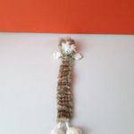 Eredeti Sweden Barbara Bukowski cica KÖNYVJELZŐ macska plüss 28 cm-es !! EXTRA ! fotó