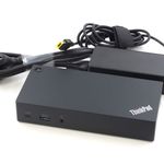 Lenovo ThinkPad USB-C Dock (40A9) használt dokkoló + 90W töltő +USB-C kábel fotó