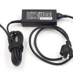 Eredeti használt HP laptop töltő 4.5x3.0 mm kék végű csatlakozóval 65W + tápkábel fotó