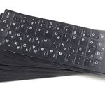 Billentyűzet matrica - fekete alapon fehér (magyar) fotó