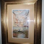 Rippl-Rónai József - Velencei életkép - gyönyörű antik festmény -1Ft! Nincs minimálár!!! fotó