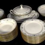 10 SZEMÉLYRE JAPÁN MÁRKÁS NORITAKE PORCELÁN ÉTKÉSZLET X fotó