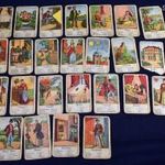 1900 KÖRÜL ANTIK 32 DB-OS ANTIK JÓS KÁRTYA PAKLI !!! fotó