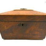 ART DECO MASSZÍV ÉRDEKES FA DOBOZ BRONZ VERETEKKEL X fotó