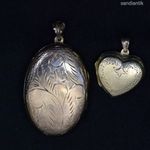 2 DB NAGYMÉRETŰ KÉP VAGY EREKLYE TARTÓ EZÜST MEDÁL X fotó