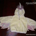 unikornis 1, 5-2év fehér egyszarvú ló gyönyörű csillogó jelmez ruha új fotó