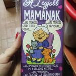 Feliratos Csokoládé - A Legjobb Mamának - Csoki Ajándék Nagymamának - Rizses Csokoládé 75 g fotó