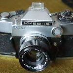 KIEV 15 TEE tükörreflexes fényképezőgép, HELIOSZ 81 2/53 AVTOMAT objektívvel. fotó