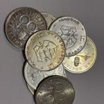 6 db ezüst 200 Forint & 2 db ezüst Kossuth 5 forint fotó