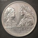 EZÜST 500 FORINT 1990. BU. MÁTYÁS KIRÁLY .1 FORINTRÓL! fotó