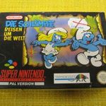 Nintendo SNES Hupikék törpikék dobozos játék fotó