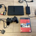 PS2 Slim konzol fotó