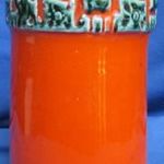 Iparművészeti kerámia váza, nem jelzett, 17, 5 cm magas fotó