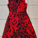 Exclusive, legeslegszebb-meseszép feketén piros zsinórdíszítésű kézműves ruha, 42, 40-42-es újszerű fotó