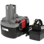 Helyettesítő akku Bosch típus 2607335263 O-akku Li-Ion + töltő fotó