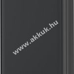 Goobay karcsú lapos powerbank külső akku Slimline, 10000mAh fekete fotó