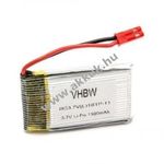 Helyettesítő akku modellezéshez 3.7V, Li-Polymer, 1100mAh, JST csatlakozó fotó