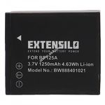 Helyettesítő EXTENSILO akku Samsung HMX-M20 típus IA-BP125A 1250mAh fotó