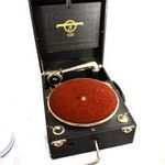 1920-as ÉVEK : WÁGNER HANGSZER KIRÁLY : COLUMBIA GRAFONOLA ... HORDOZHATÓ GRAMOFON ! fotó