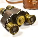 1900 KÖRÜL LONDONI KÉSZÍTÉSŰ KÜLÖNLEGES RÉZ ÉS ALU HÁZAS TÁVCSŐ X fotó