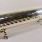 PAZAR ÉS KÜLÖNLEGES FAJSÚLYOS NAGY EZÜSTÖZÖTT OKIRAT TARTÓ LÁDIKA X fotó