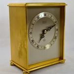 ELLIOTT ... ANGOL MÁRKÁS FAJSÚLYOS RÉZ HÁZAS ASZTALI ÓRA X fotó