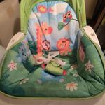 Lorelli Enjoy rezgő-zenélő pihenőszék - Jungle Green baba hintaszék fotó