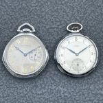 ! 2db régi art deco stílusú zsebóra svájci OLMA és sokszögletű amerikai WALTHAM ! 1Ft NMÁ ! fotó