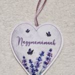 Új , levendulával töltött handmade filc szív fotó