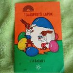 Tojásfestő lapok NDK retro fotó