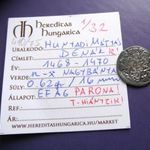 RRR! Hunyadi Mátyás denár 1468-70 / n-X Nagybánya VAT-1 / 32 fotó