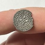 Szent István dénár ÉH-1 dupla fekvő S, nagyon szép éremkép fotó