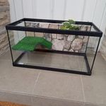 54 literes akvárium terrárium. Vizi teknősöknek. fotó