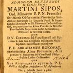 1766 NAGYVÁRAD FERENCES RENDI FILOZÓFIAI TÉZIS GYŰJTEMÉNY (DIX) fotó