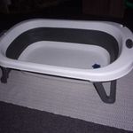 Free On összecsukható baba fürdető kád - hőindikátor dugóval fotó
