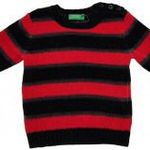 Benetton Új (címkés) Fiú Kötött pulcsi (Méret: 74) fotó