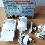 Vezeték nélküli bővíthető riasztó szett, beépített telefonhívóval. fotó