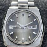 ! 1975 február sokszögletű SEIKO "FUME" füstszínű acél automata day date SEIKO 6119-7510 karóra ! fotó