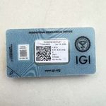 1 ct D/VVS1 lezárt briliáns gyémánt IGI tanúsítvánnyal fotó