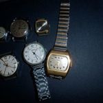 6 db régi Mechanikus óra egyben eladó! fotó