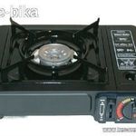 Piezo gyújtós camping (kemping) gázfőző+1 palack fotó