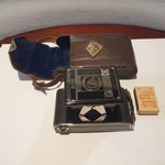 antik Agfa Billy harmonikás fényképezőgép 1930 kodak optika dekoráció fotó