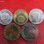 1990-es HIBÁS KIADÁSÚ FORINT SOR (KÖZTÁRSASÁGI KÖRIRAT, NÉPKÖZTÁRSASÁGI CÍMER ! ) UNC fotó