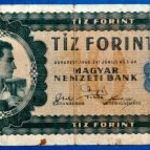 1946 -os 10 Forint vízjeles bankó! Első papír 10 Ft-os!! EREDETI ÁLLAPOTBAN! Ritka !!! F(L1063) fotó