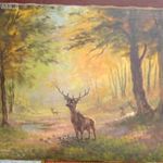 Tájkép olajfestmény, jelzett, vászon, 60 x 80 cm, keretnélkül. fotó