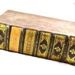 1766 -ban MEGJELENT EREDETI KORABELI BŐRKÖTÉSES BENIAMINI HEDERICI LATIN - NÉMET SZÓTÁR (DIX) !!! fotó