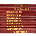 1927- 1936 A KERTÉSZET FOLYÓIRAT TELJES ÉVSZÁMAI IGÉNYE KÖTÉSBEN 10 KÖTETBEN (DIX) ! fotó