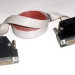 Retro PC hosszú nyomtató kábel fotó