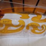 Görbevonalzó / francia vonalzó készlet 3db - eredeti Rotring Primus fotó